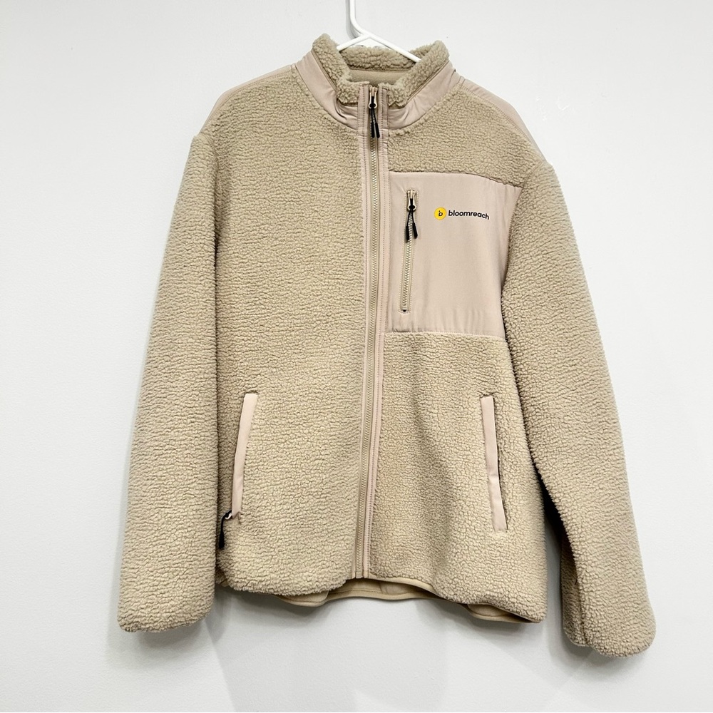 Stanley Stella Bloomreach Sherpa Fleece Jacket L Vegan Fair Wear W31